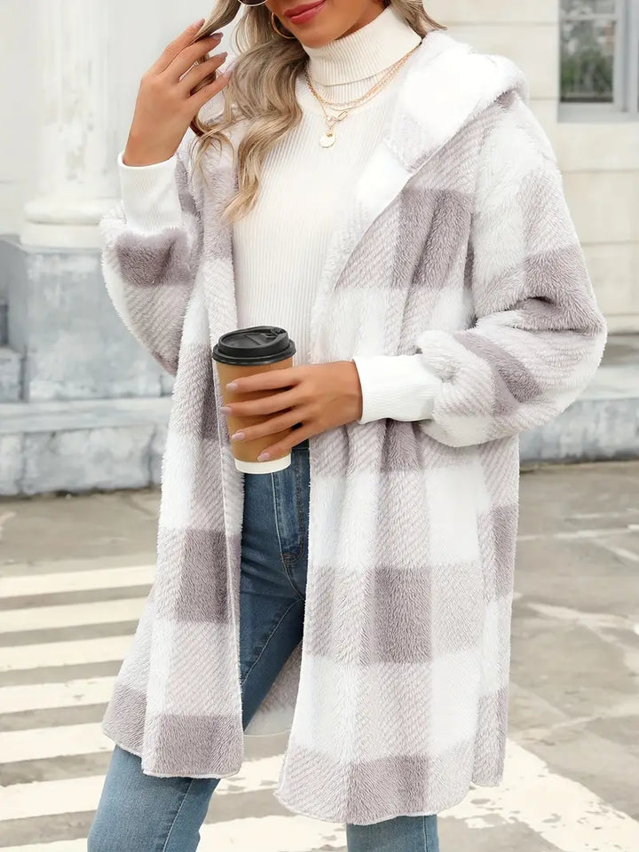 Drune | Damen Langarm Kapuzen Cardigan