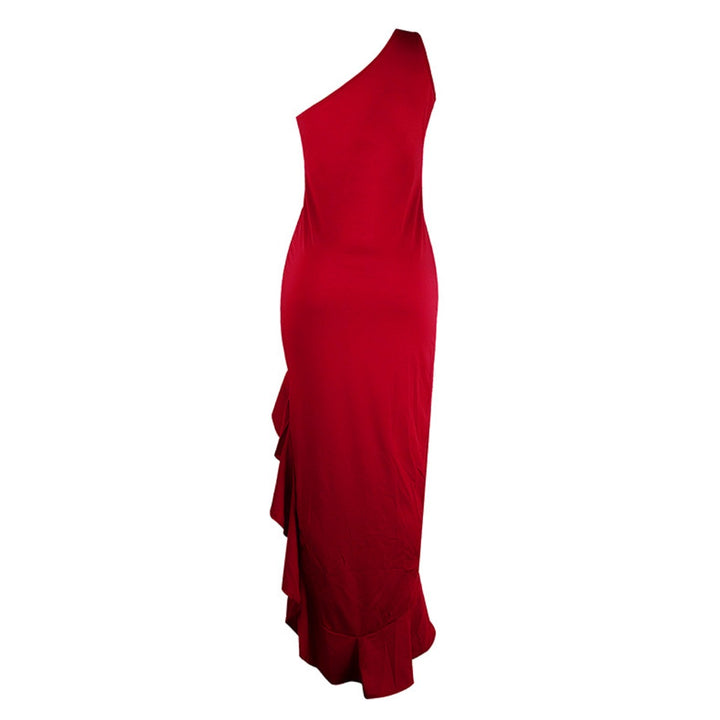 Drune | Swing-Kleid mit geteiltem Rüschensaum