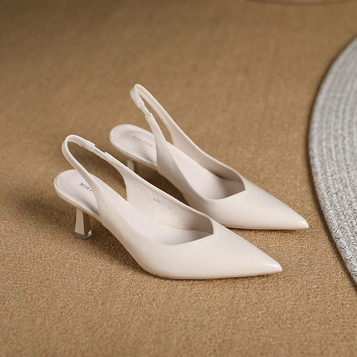 Drune | Einfarbige, Temperamentvolle High Heels mit Spitzer Zehenpartie