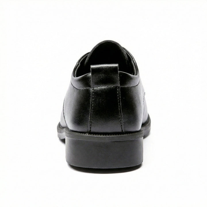 Herren Elegante Leder Schnürschuhe mit rutschfester Sohle Drune