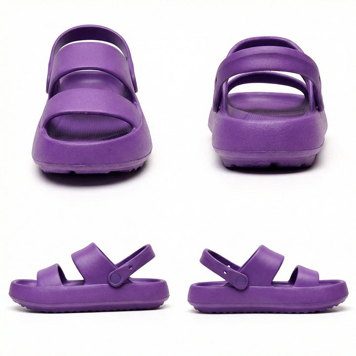 Drune | Orthopädische Sandalen Comfort Plus Pantoletten mit Doppelriemen Gepolsterte, Lässige Slip-On-Sandalen