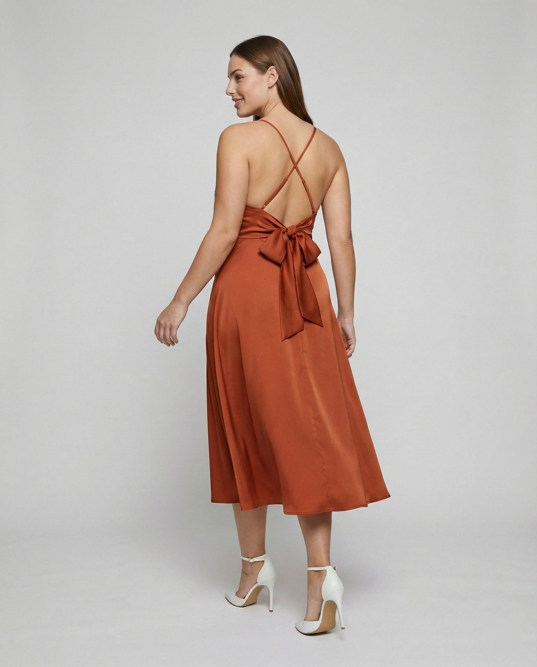 Drune | Stylisches Träger-Midi-Kleid