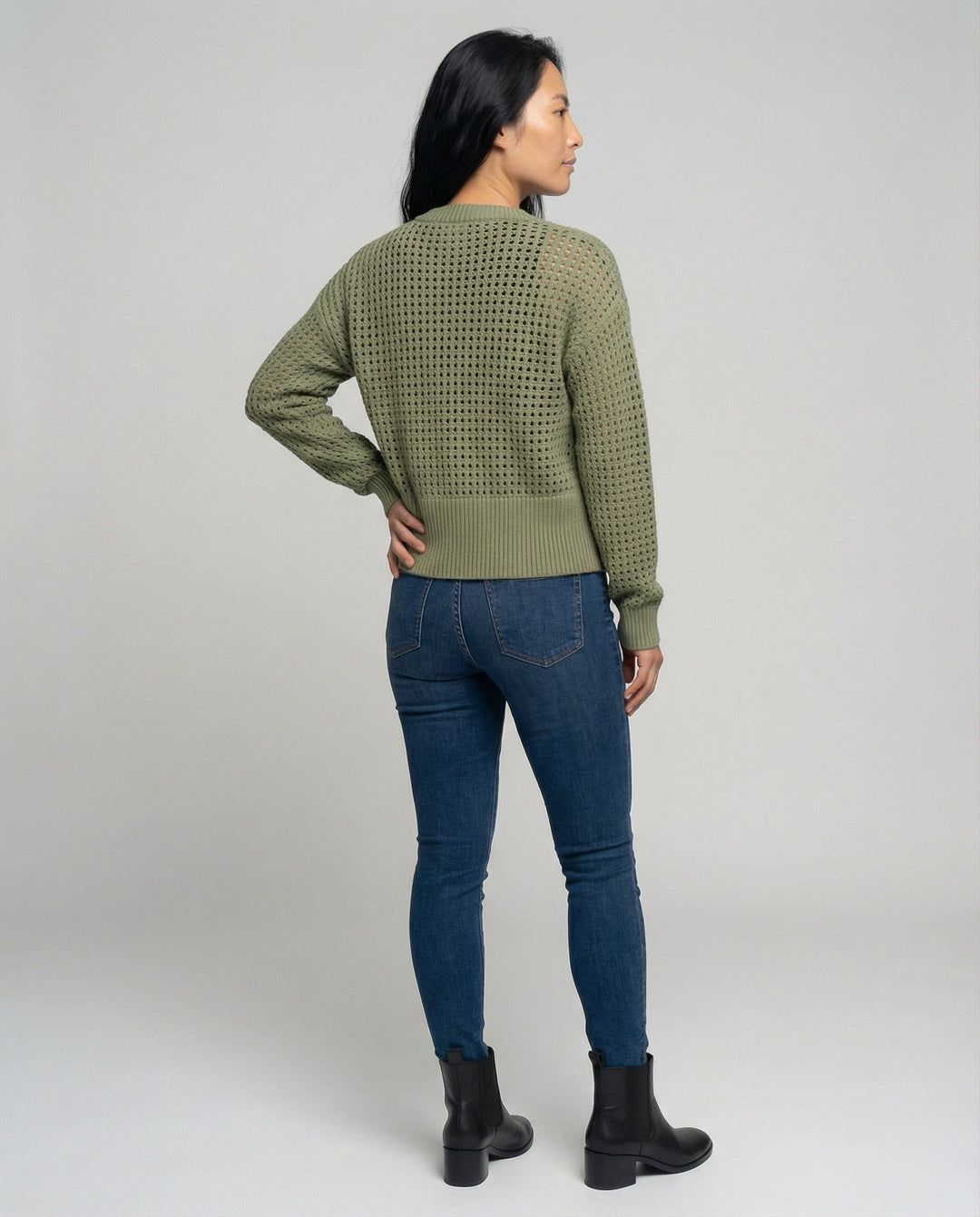 Damen luftiger Strickcardigan Drune