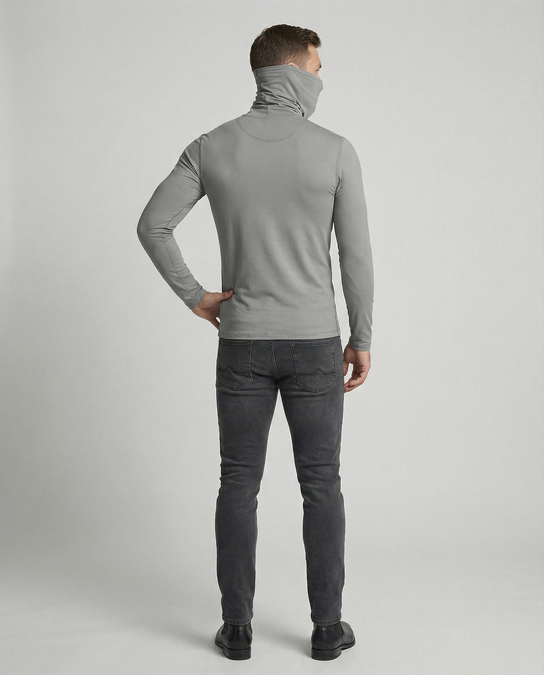 Herren Funktionsshirt mit hohem Kragen und innovativem Feuchtigkeitsmanagement Drune