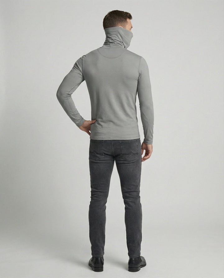 Herren Funktionsshirt mit hohem Kragen und innovativem Feuchtigkeitsmanagement Drune