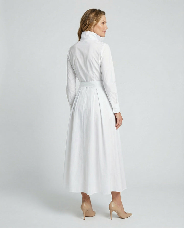 Elegante Weiße Lange Kleid