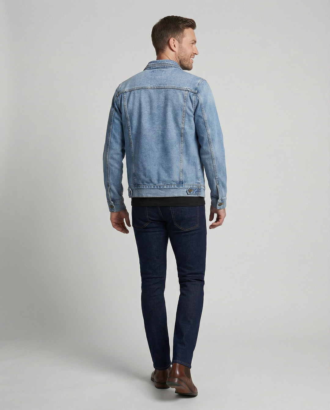 Herren Jeansjacke Denim Worker