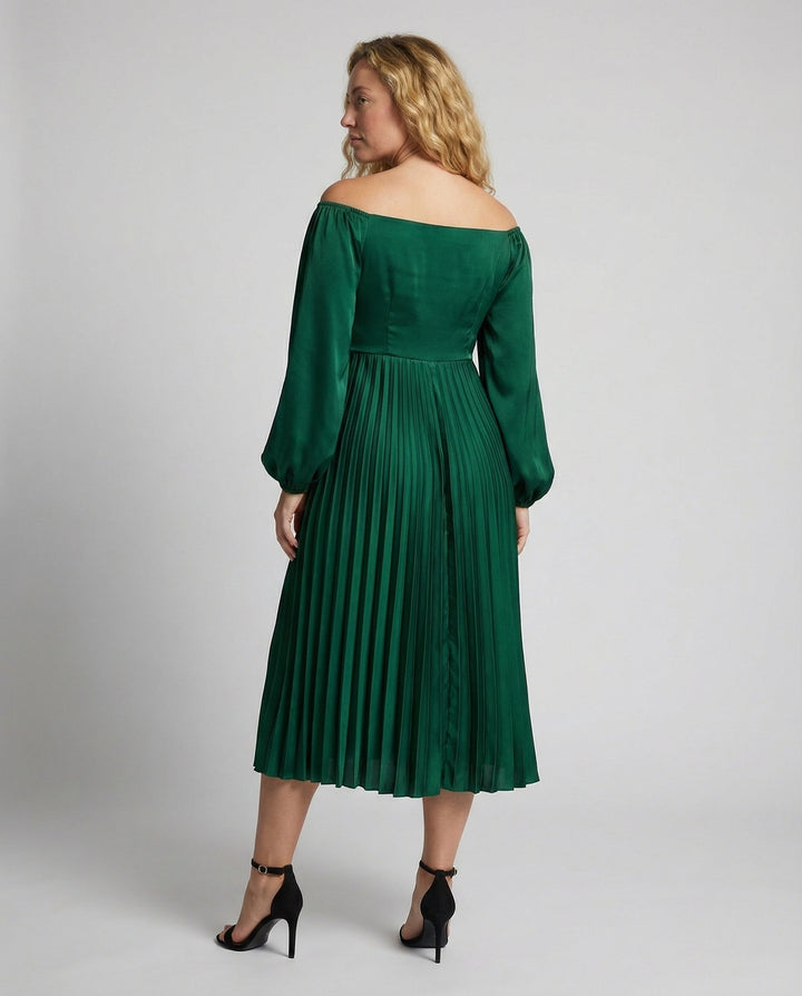 Drune Schwangerschafts-Chaps-Maxikleider, Elegante, Plissierte, Schulterfreie Cocktailkleider