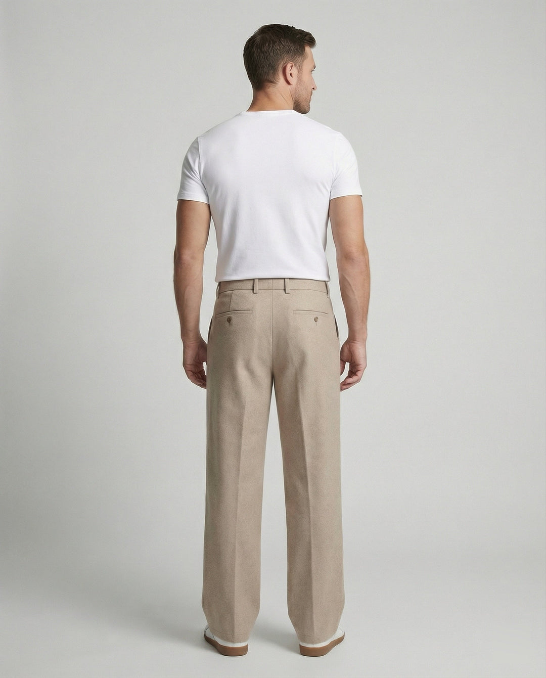 Herren Stoffhose weit gerade