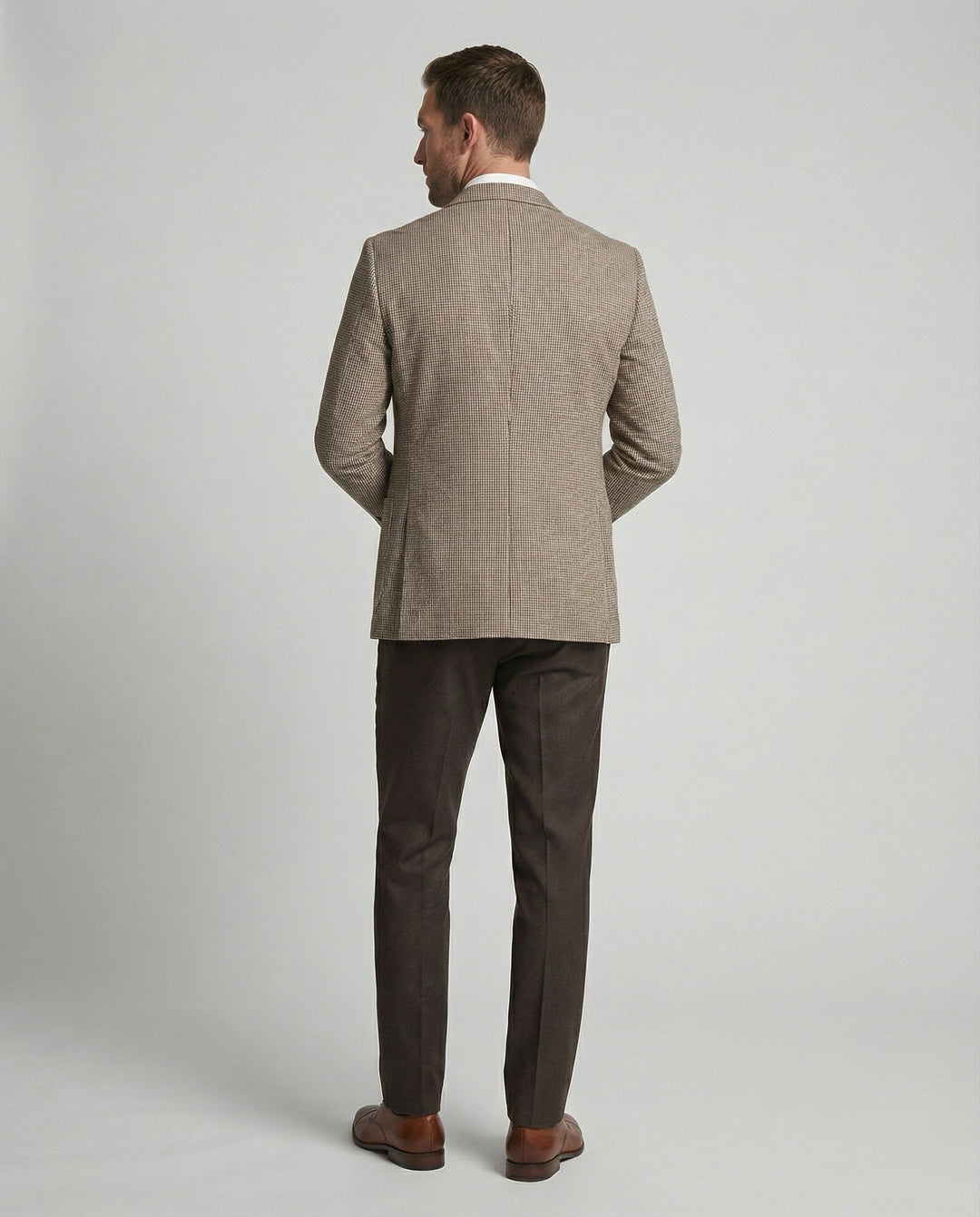 Herren Blazer Leinen Sakko leger