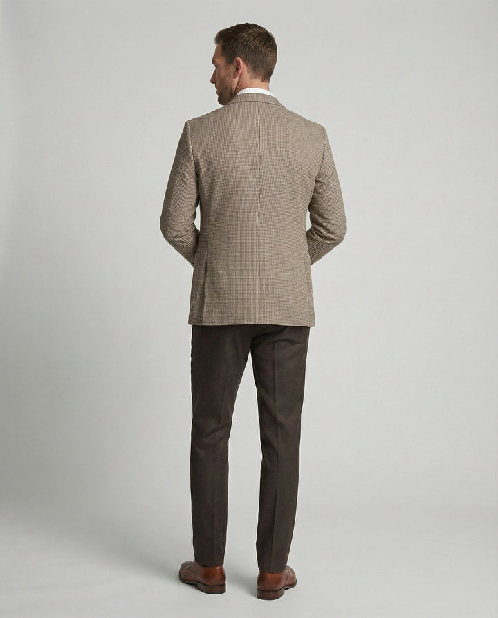 Herren Blazer Leinen Sakko leger