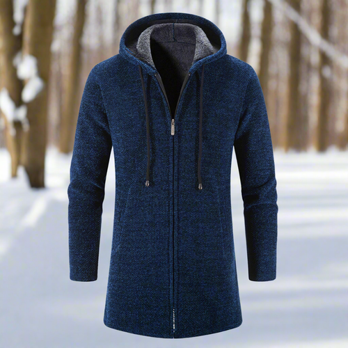 Drune | Jacke - mittellang - Reißverschluss mit Kapuze - warm und bequem