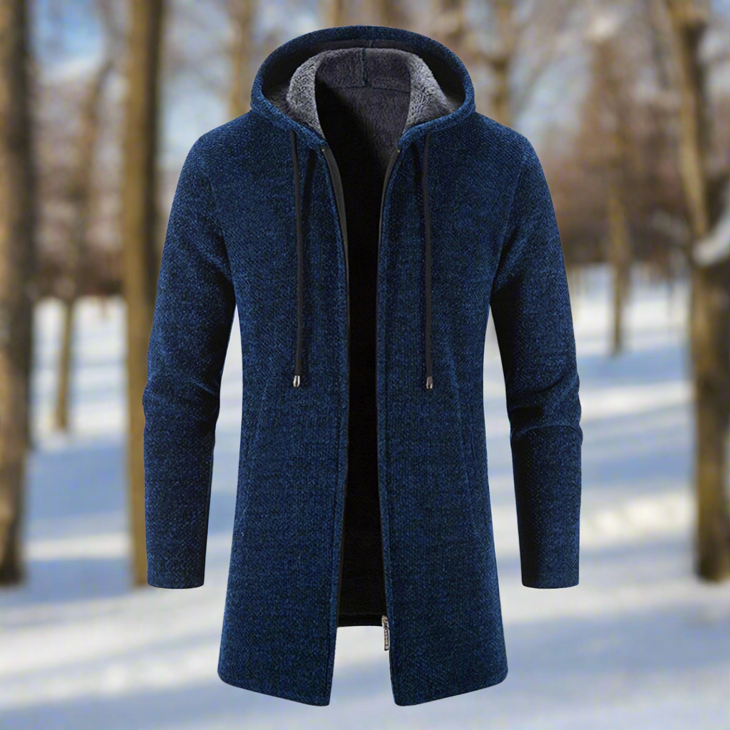 Drune | Jacke - mittellang - Reißverschluss mit Kapuze - warm und bequem