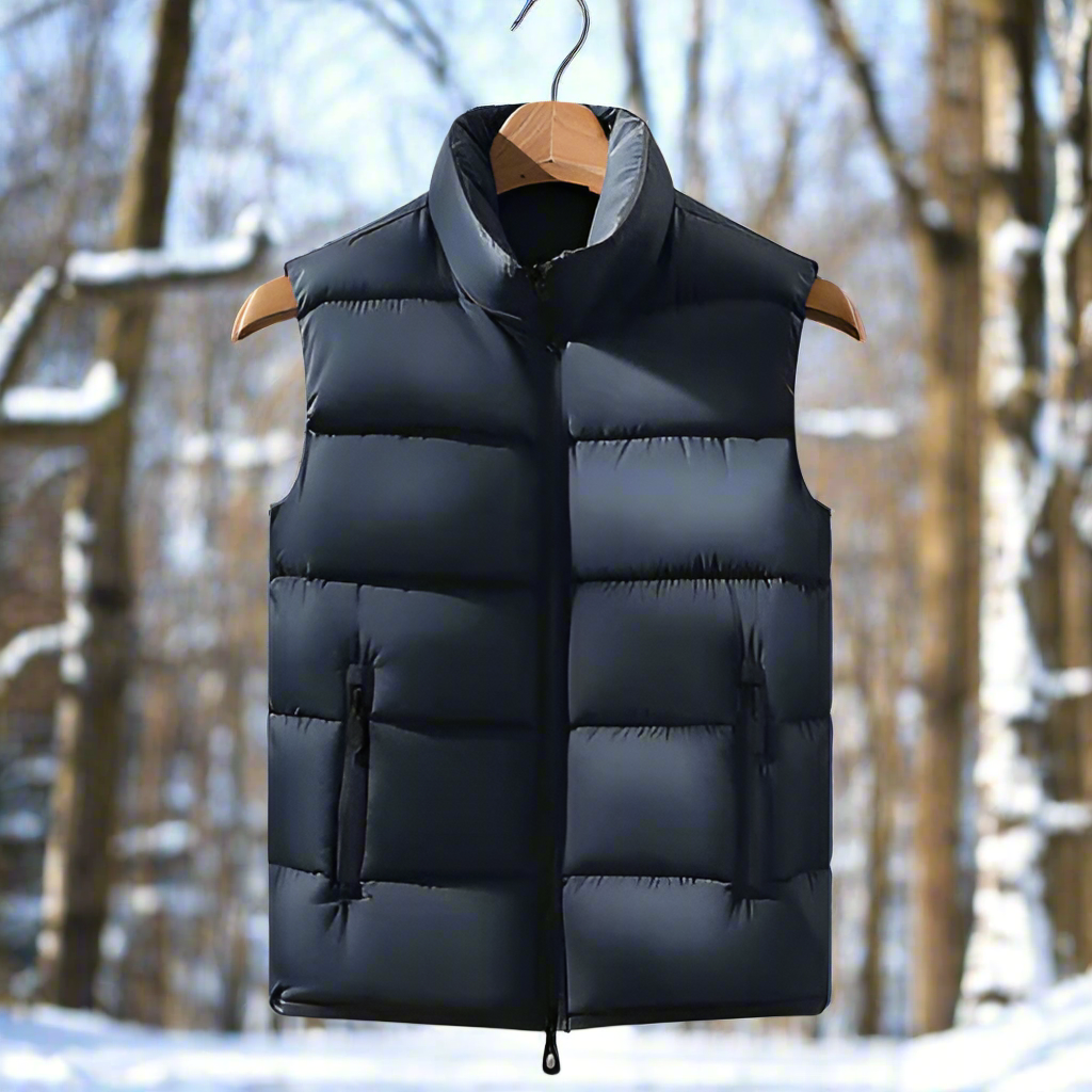Drune | Steppweste Ge Quiltetes Design Hoher Kragen Praktische Taschen Leicht Und Warm