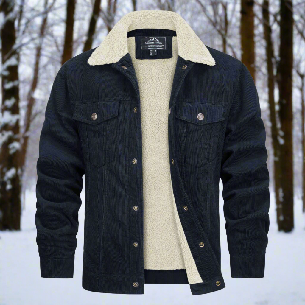 Drune | Sherpa Gefütterte Cordjacke
