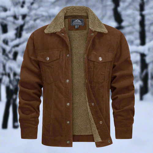 Drune | Sherpa Gefütterte Cordjacke