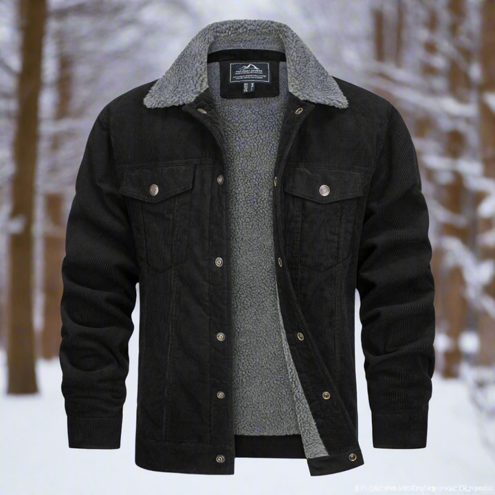 Drune | Sherpa Gefütterte Cordjacke