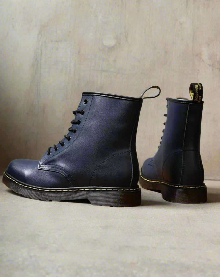 Drune | Lederstiefel Schnürung Robustes Design Dicke Sohle Für Guten Grip