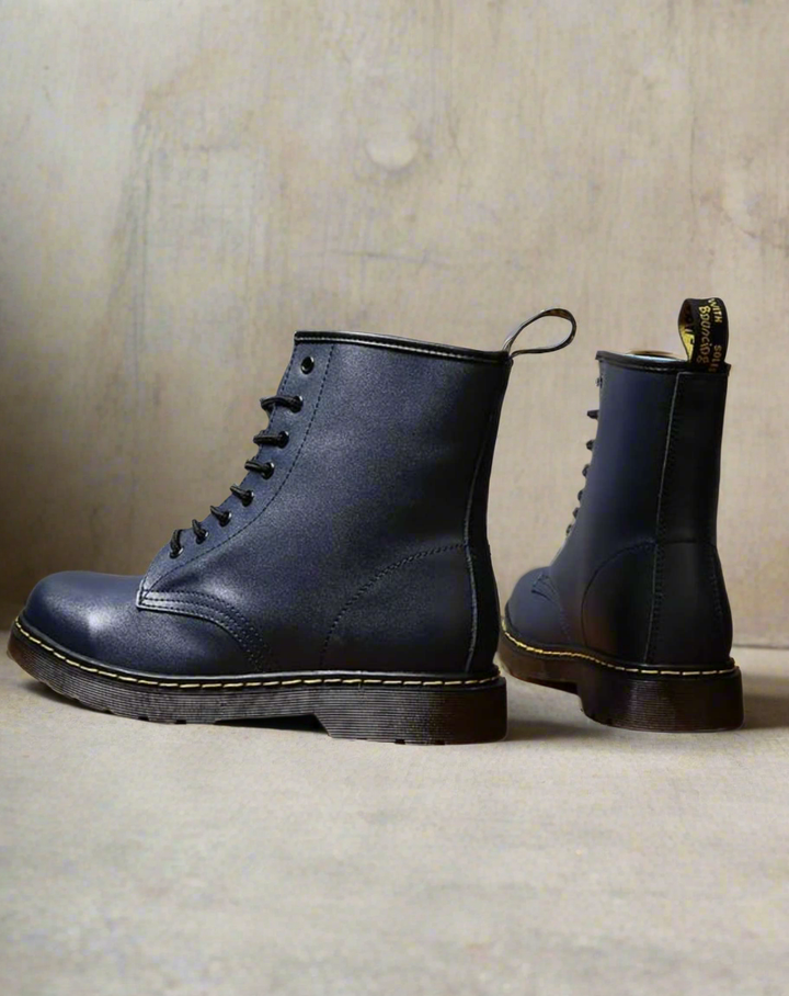 Drune | Lederstiefel Schnürung Robustes Design Dicke Sohle Für Guten Grip