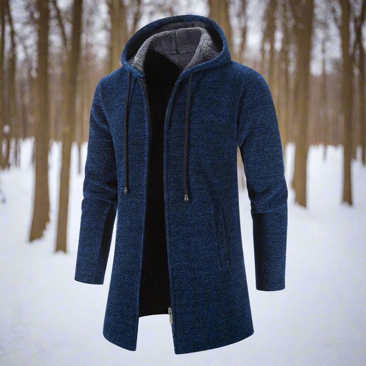 Drune | Jacke - mittellang - Reißverschluss mit Kapuze - warm und bequem