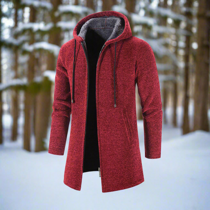Drune | Jacke - mittellang - Reißverschluss mit Kapuze - warm und bequem