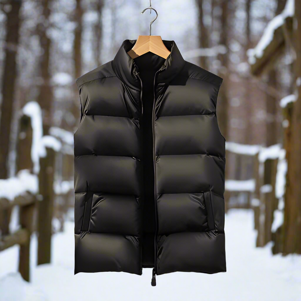 Drune | Steppweste Ge Quiltetes Design Hoher Kragen Praktische Taschen Leicht Und Warm