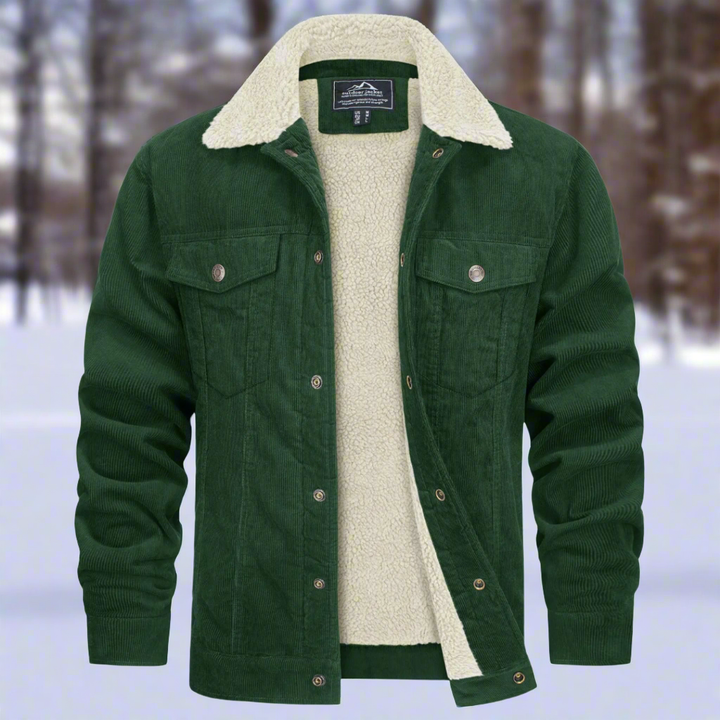 Drune | Sherpa Gefütterte Cordjacke