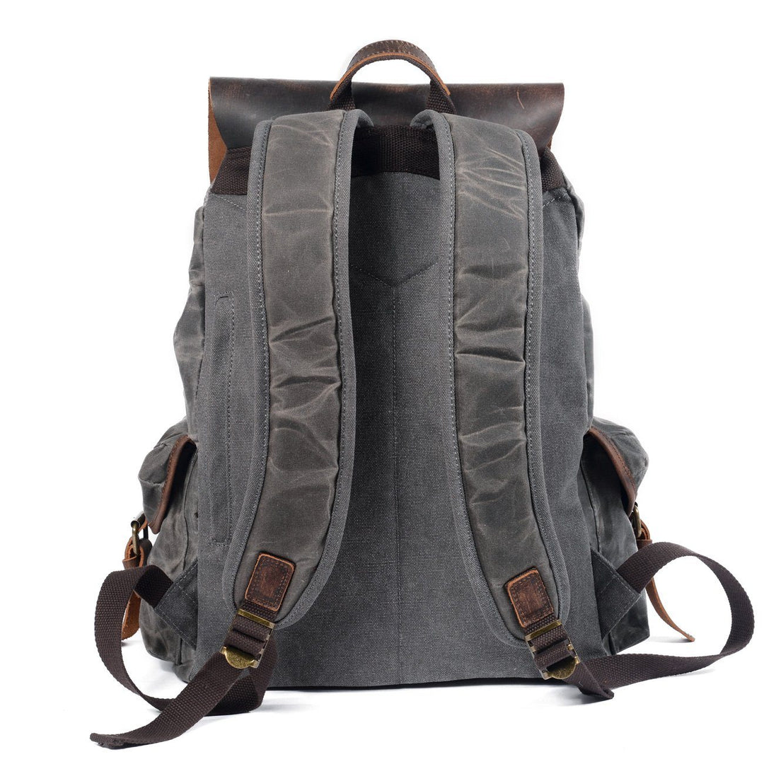 Drune | Canvas Leder Rucksack - Nachhaltig und stilvoll für den täglichen Gebrauch