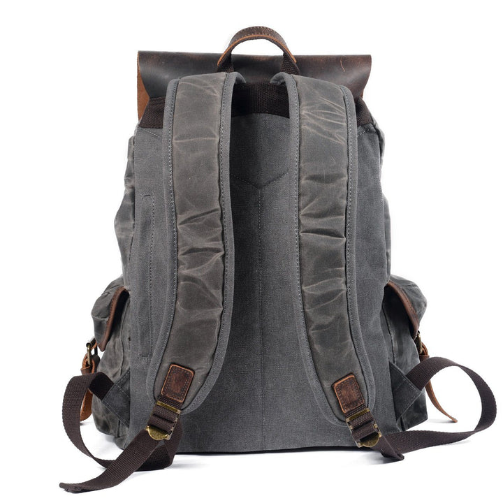 Drune | Canvas Leder Rucksack - Nachhaltig und stilvoll für den täglichen Gebrauch