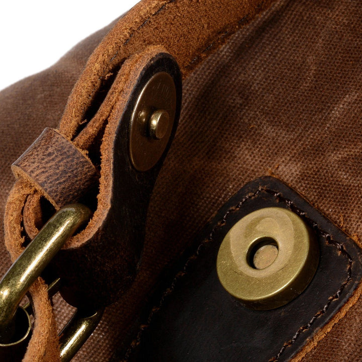 Drune | Canvas Leder Rucksack - Nachhaltig und stilvoll für den täglichen Gebrauch
