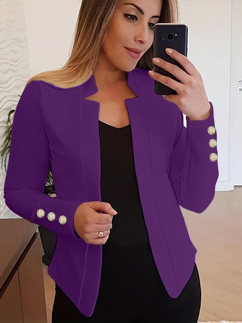 Drune | Freizeit Damen Blazer Mit Knöpfen