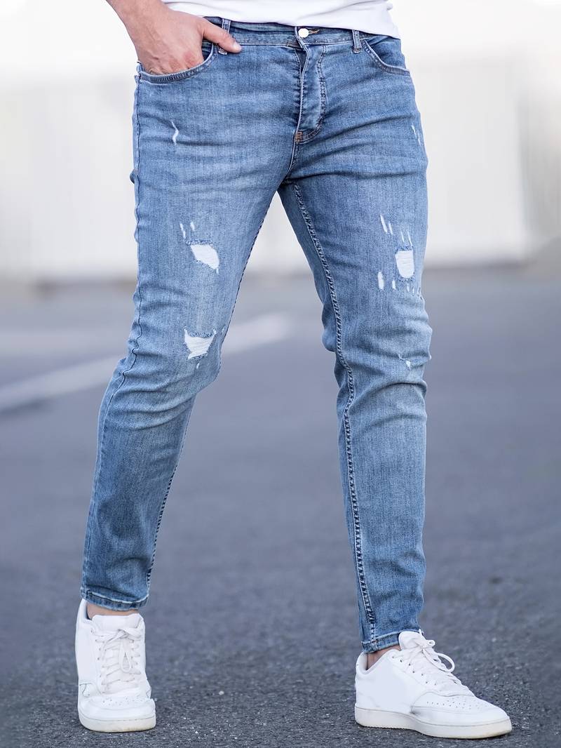 Drune | zerrissene jeans für männer