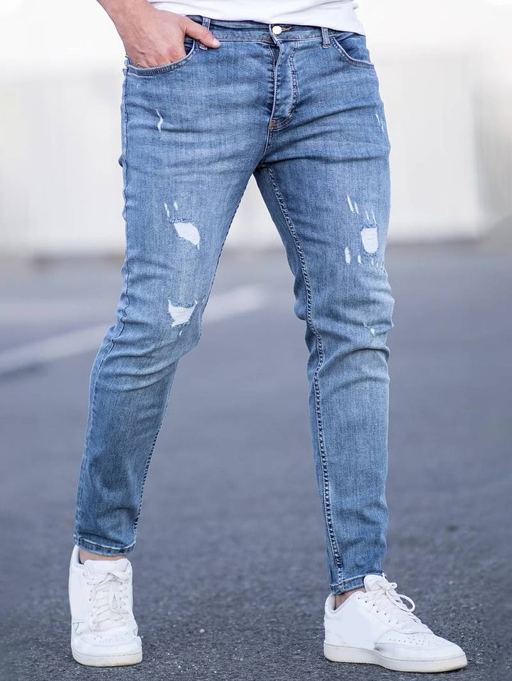 Drune | zerrissene jeans für männer