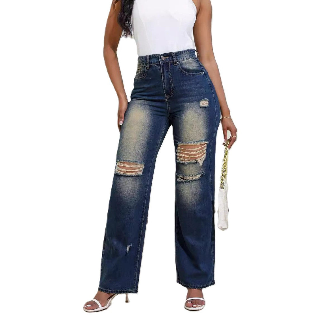 Drune | Weit Geschnittene Jeans Mit Hoher Taille