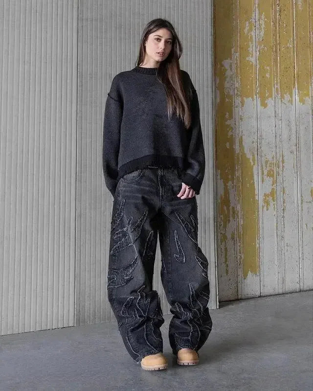 Drune | Retro Baggy Jeans Im Streetwear Stil