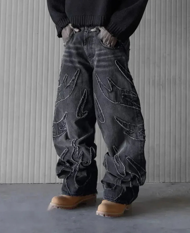 Drune | Retro Baggy Jeans Im Streetwear Stil