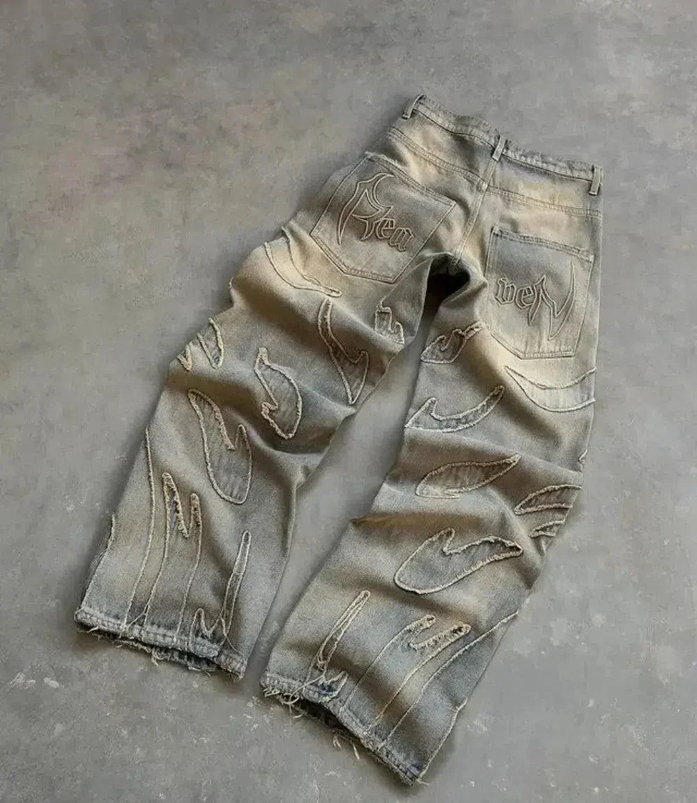 Drune | Retro Baggy Jeans Im Streetwear Stil