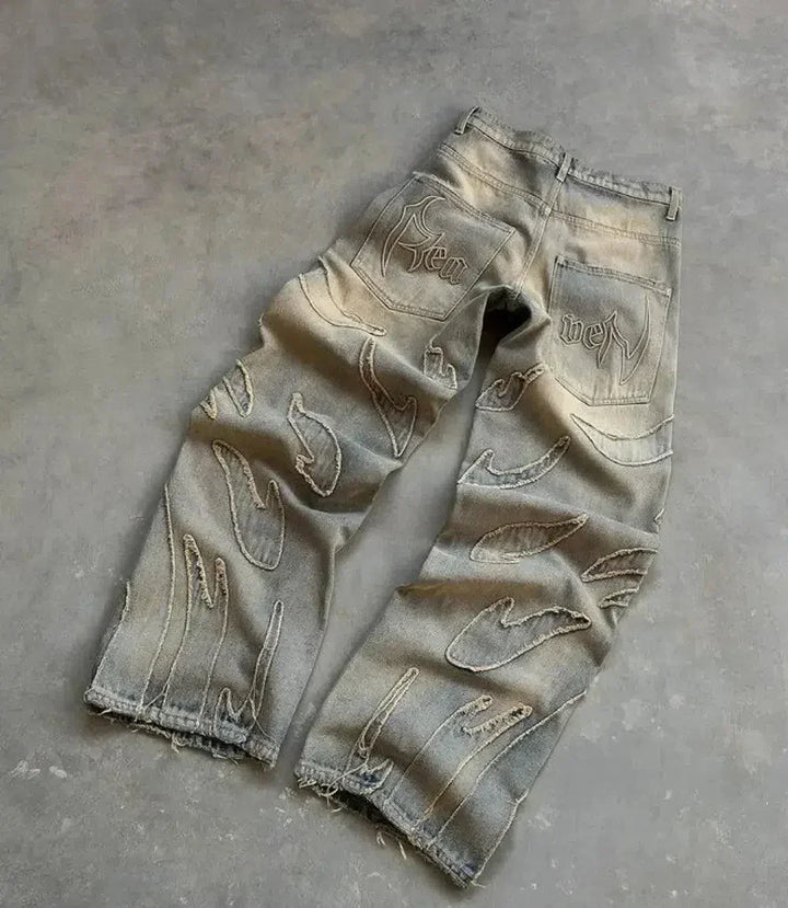 Drune | Retro Baggy Jeans Im Streetwear Stil