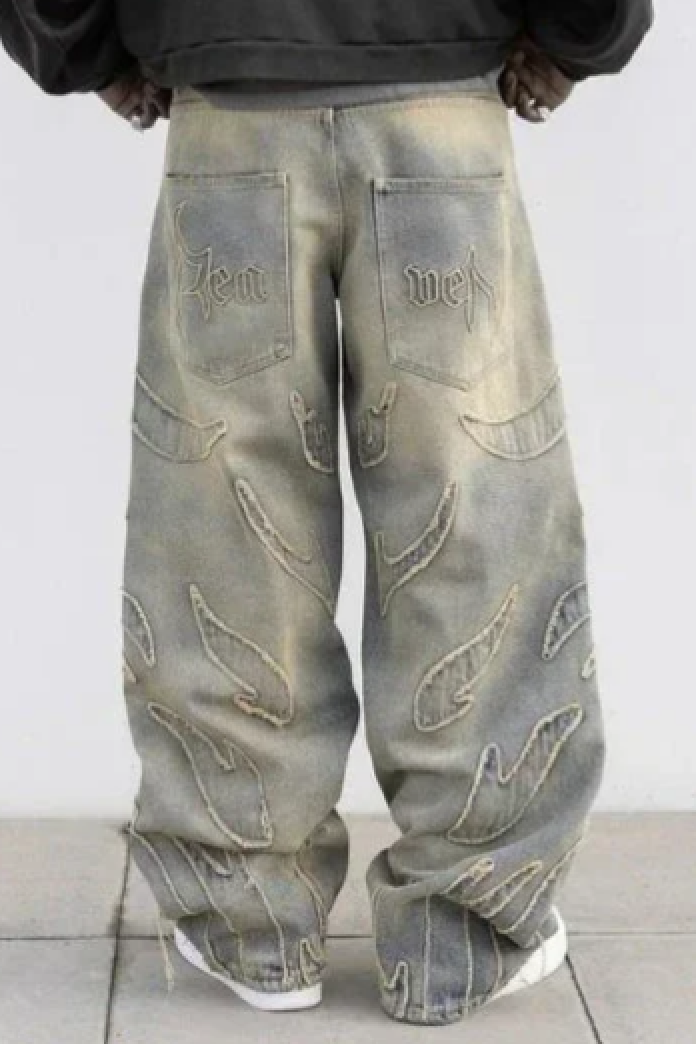 Drune | Retro Baggy Jeans Im Streetwear Stil