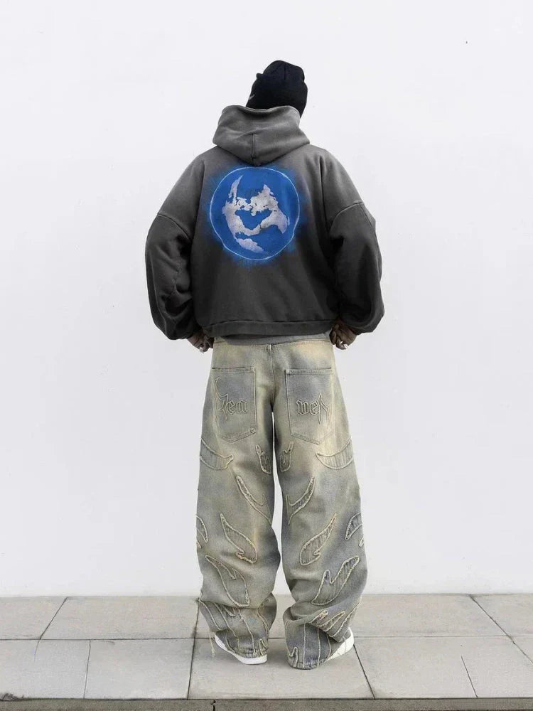 Drune | Retro Baggy Jeans Im Streetwear Stil
