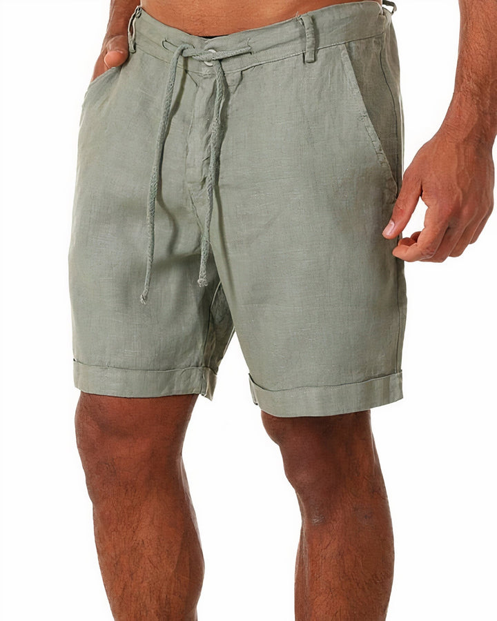 Drune | Basis Leinen Shorts Für Herren