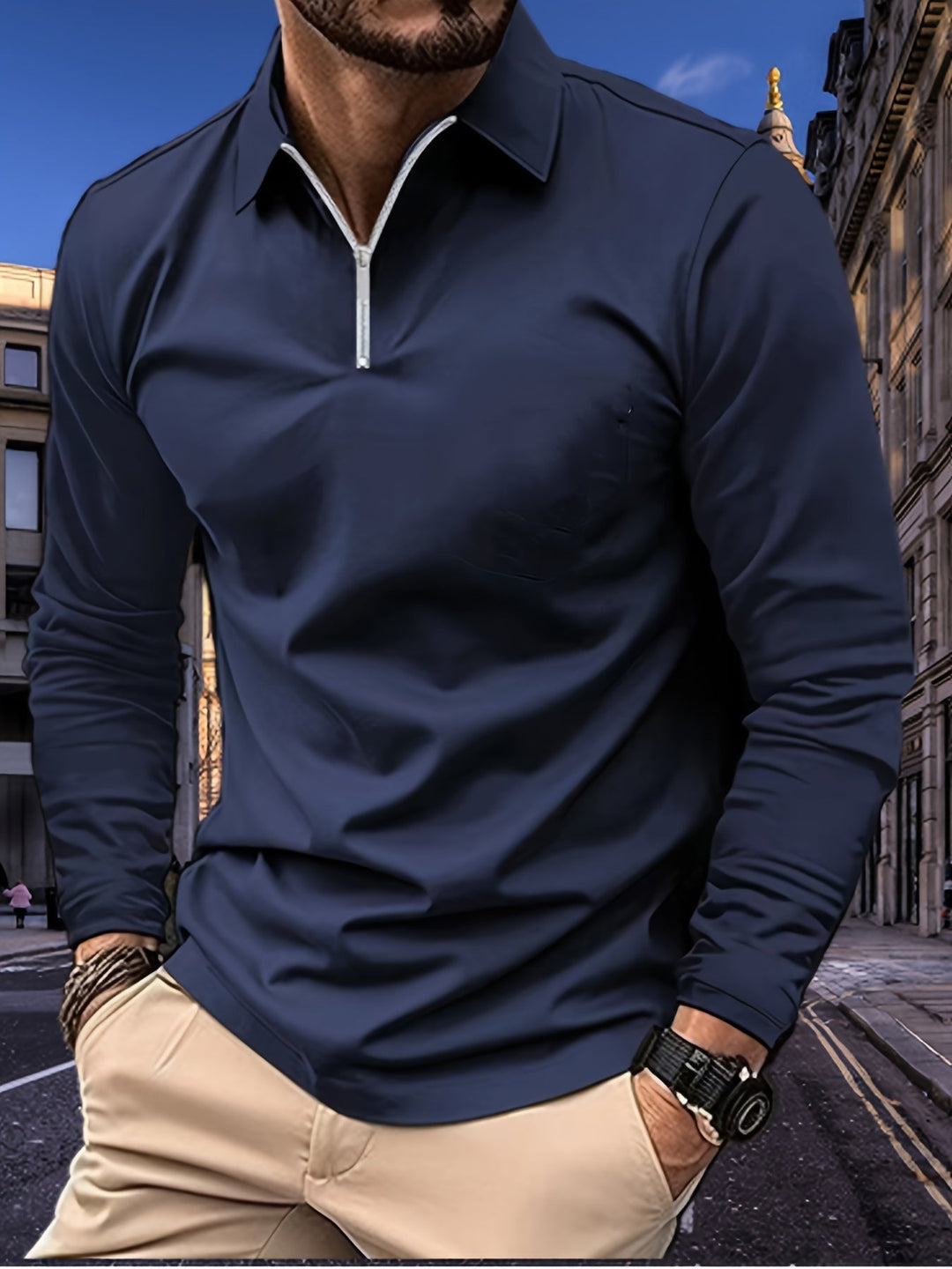 Drune | Basics Herren Langarmshirt