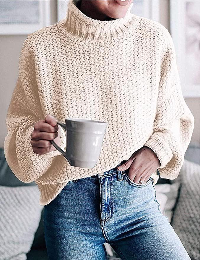 Drune | Unifarbener Langärmeliger Pullover