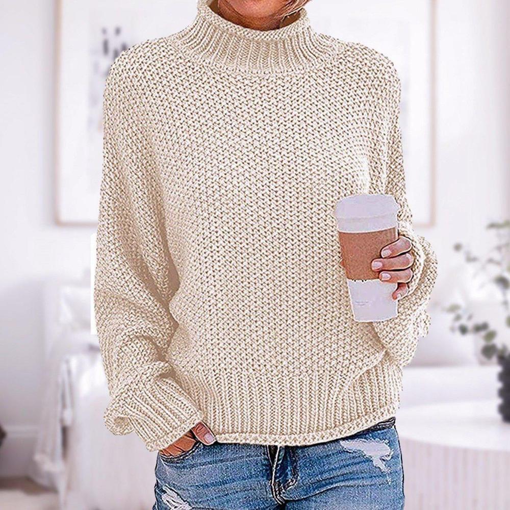 Drune | Unifarbener Langärmeliger Pullover