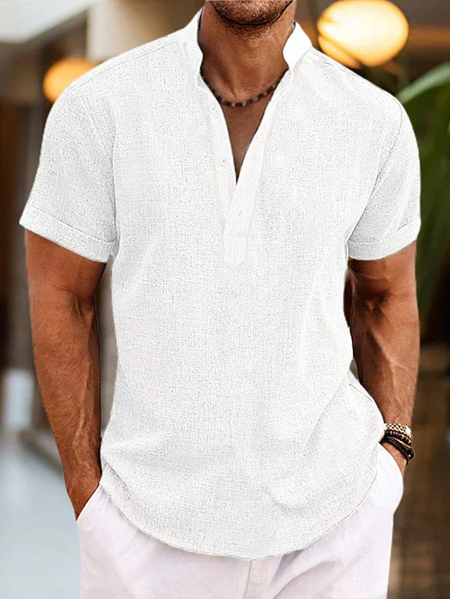 Drune | Hochwertiges, Bequemes Herren Poloshirt Mit V-Ausschnitt