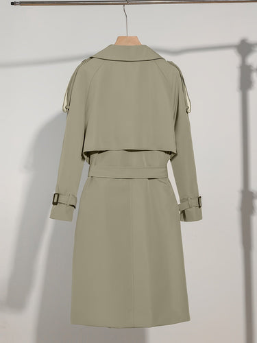 Drune | Mantel mit Gürtel-Design Casual Plus Size für Frauen Perfekt für lässige Tage