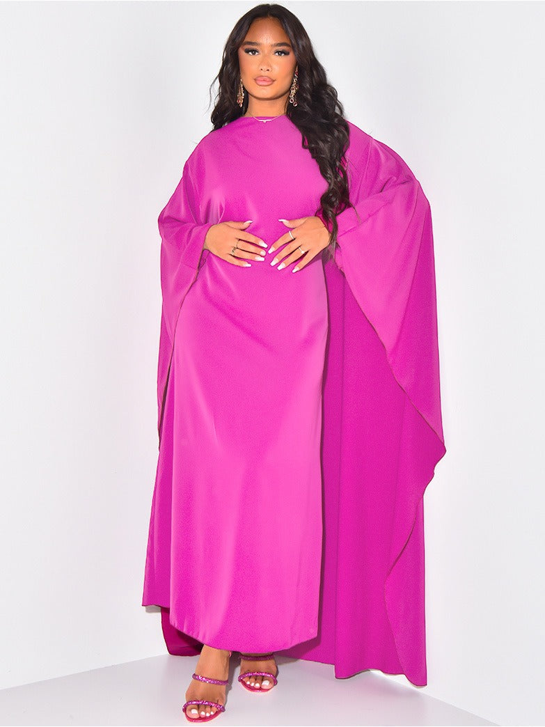 Drune | Damen Abaya-Kleid mit weitem Schnitt - Maxi-Länge & fließender Stoff