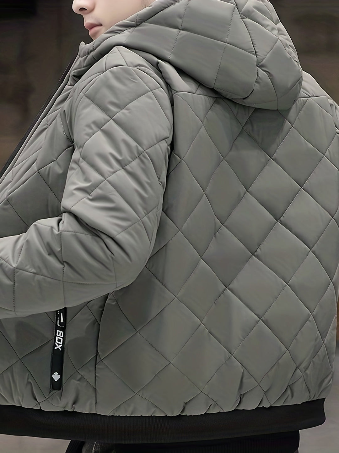 Drune |  Plüsch Kapuzen-Winterjacke Für Herren - Perfekt für Outdoor-Aktivitäten