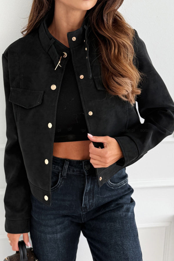 Drune | Stylische Langärmlige Freizeitjacke mit Knöpfen