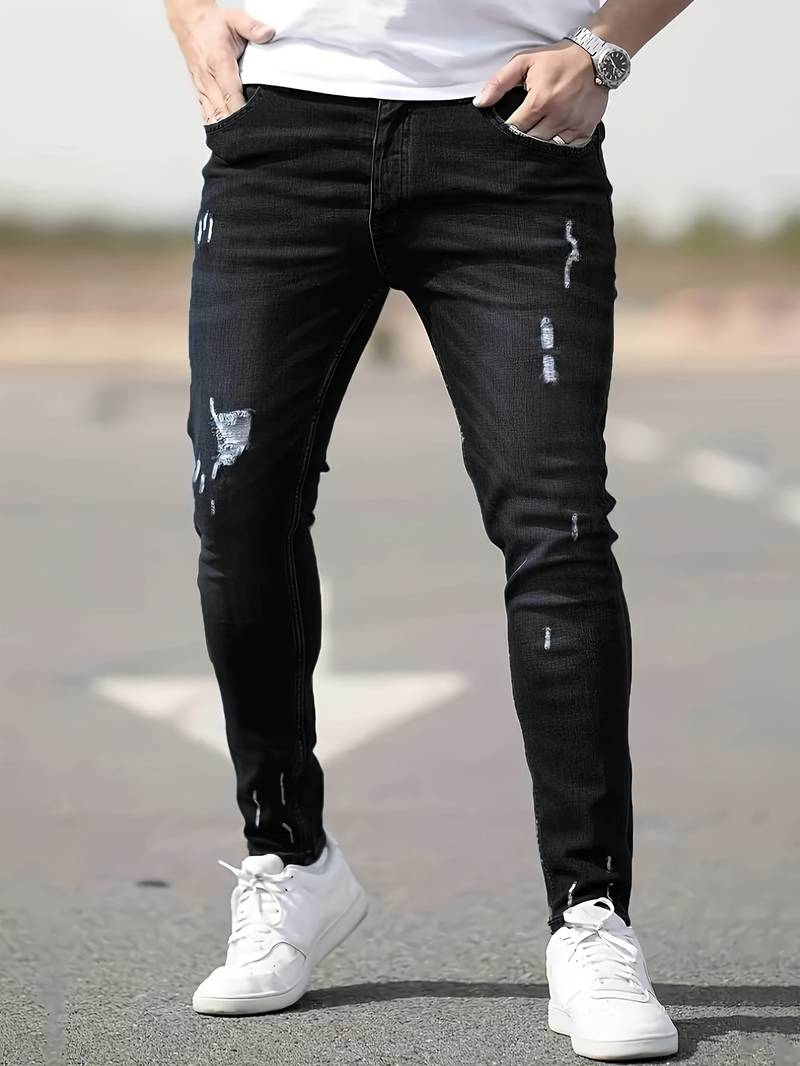 Drune | zerrissene jeans für männer